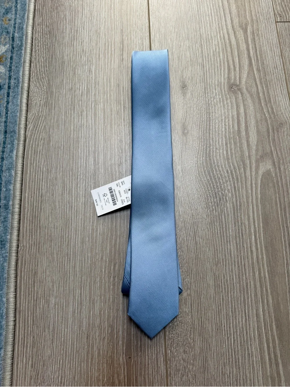 J. Crew Factory Solid Silk Tie Sky Blue formal business suiting powder blue
